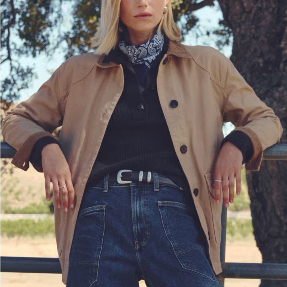 Everlane Barn Jacket in Cornstalk XS